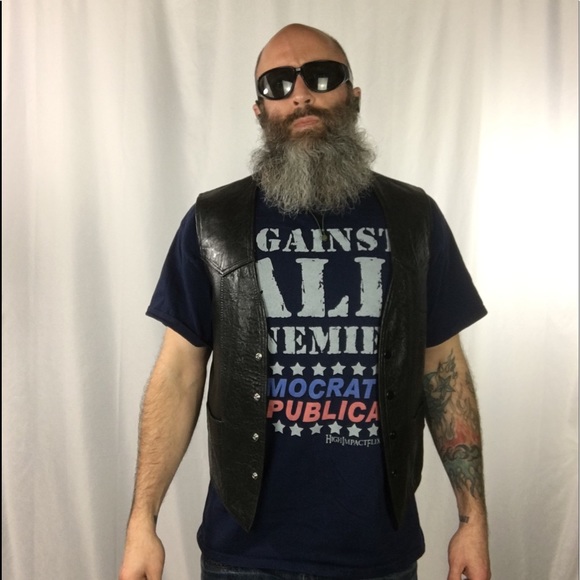 Vintage Other - See new listing Vintage Black Leather Vest